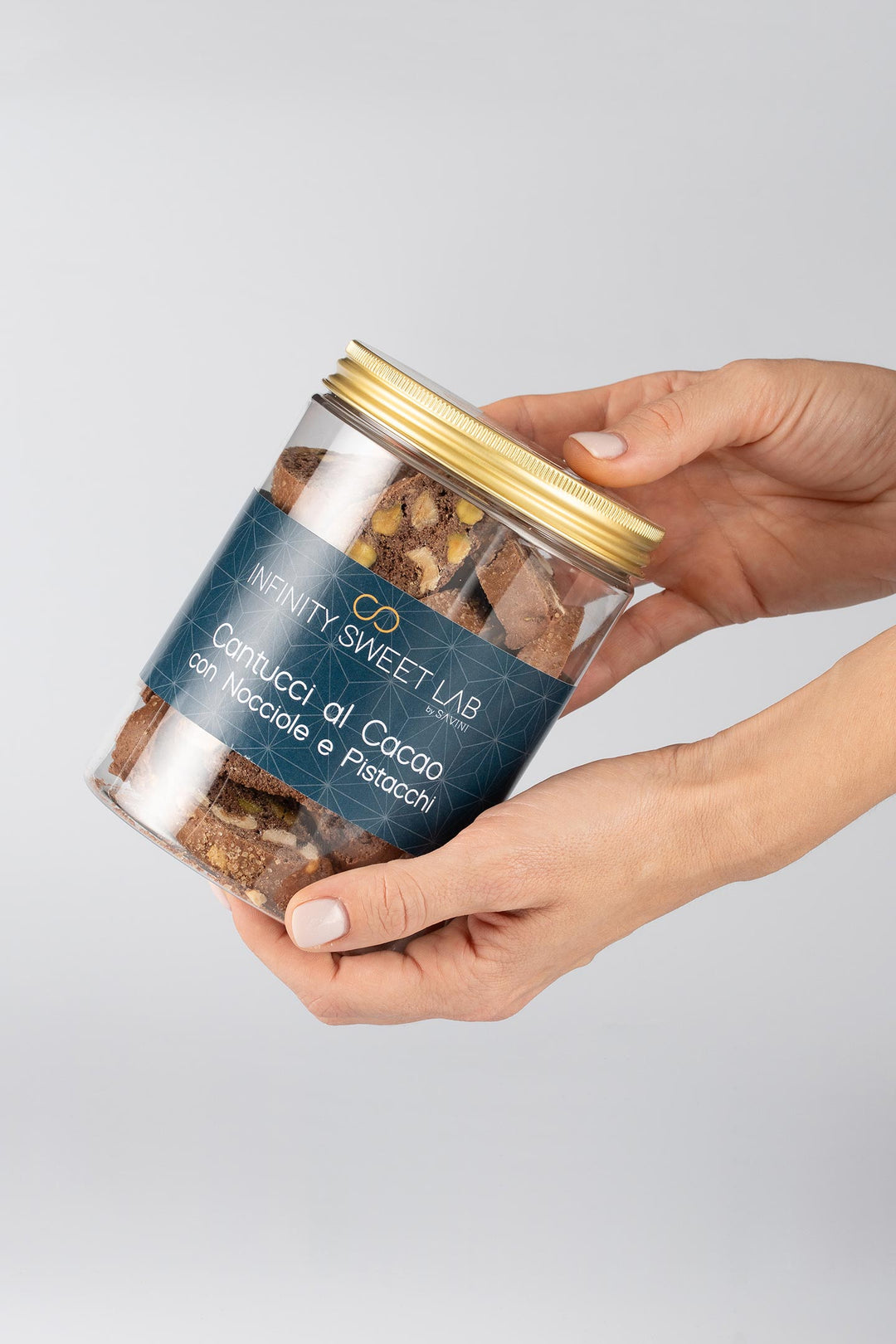 Cantucci al Cacao con Nocciole e Pistacchi