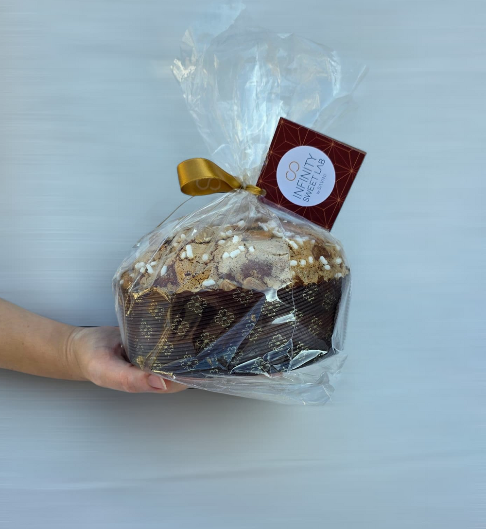 Panettone Artigianale Pere e Cioccolato 500gr